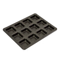 12 Cup Square Brownie Pan, 34 x 26cm/6 x 2.5cm - Non-stick