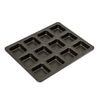 12 Cup Square Brownie Pan, 34 x 26cm/6 x 2.5cm - Non-stick