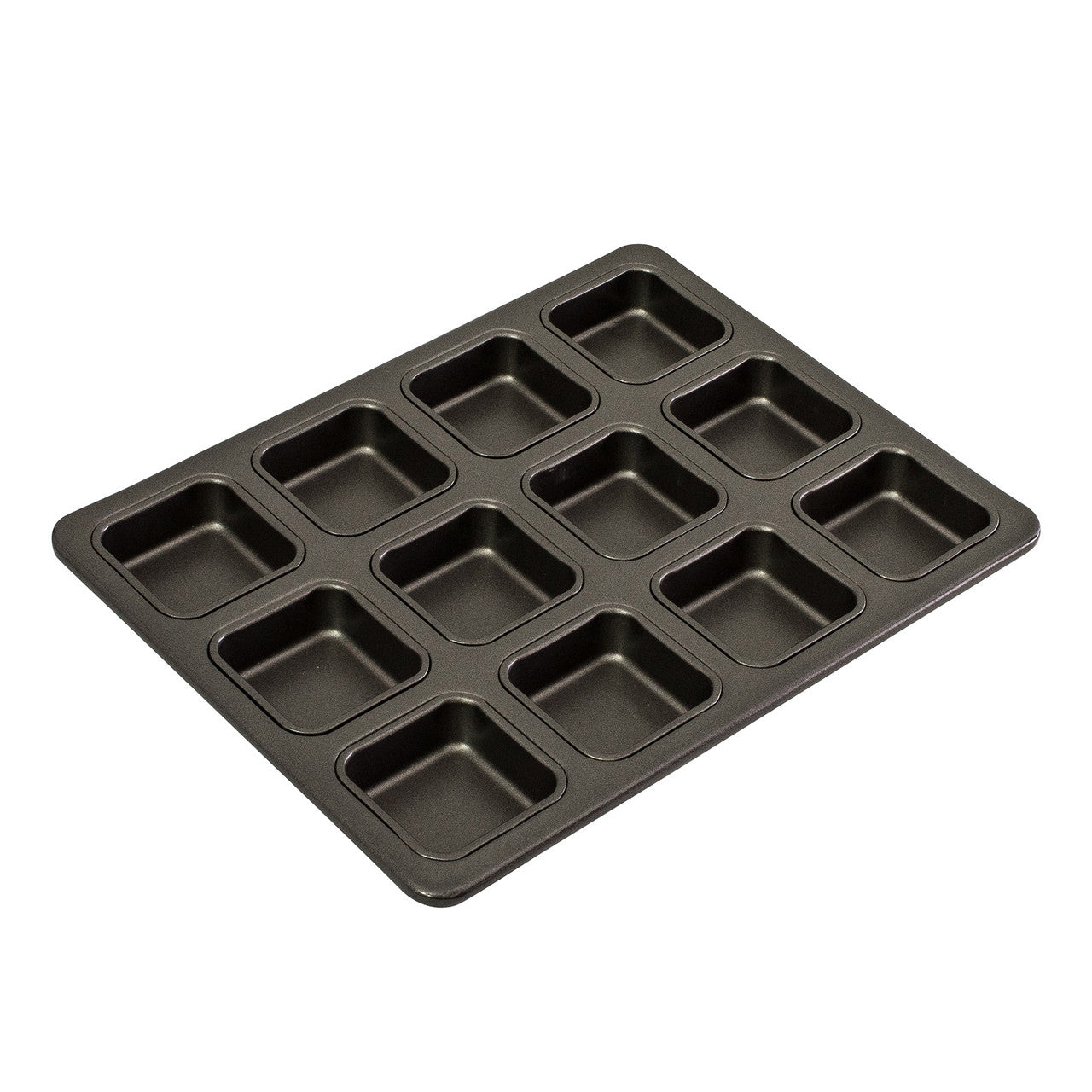 12 Cup Square Brownie Pan, 34 x 26cm/6 x 2.5cm - Non-stick