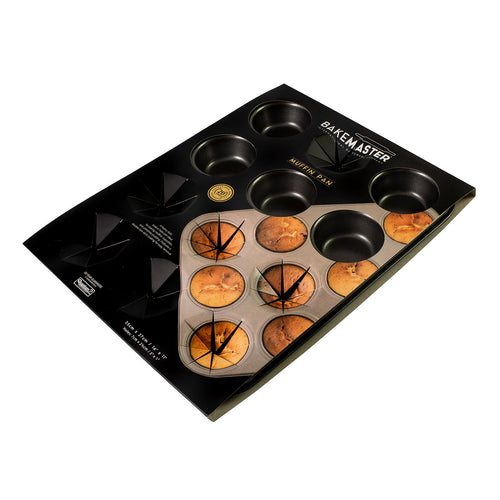 12 Cup Muffin/Cupcake Pan, 35 x 27cm/7 x 2.5cm - Non-stick