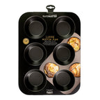 6 Cup Large Muffin Pan, 35 x 26cm/9 x 4cm - Non-stick