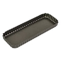Loose Base Fluted Rectangular Flan/Quiche Pan, 36 x 13 x 3.5cm - Non-stick
