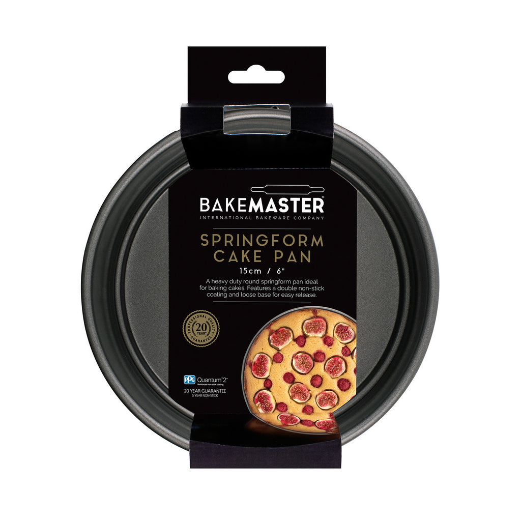 Springform Round Cake Pan 15 x 6cm / 6" - Non-stick Carbon Steel