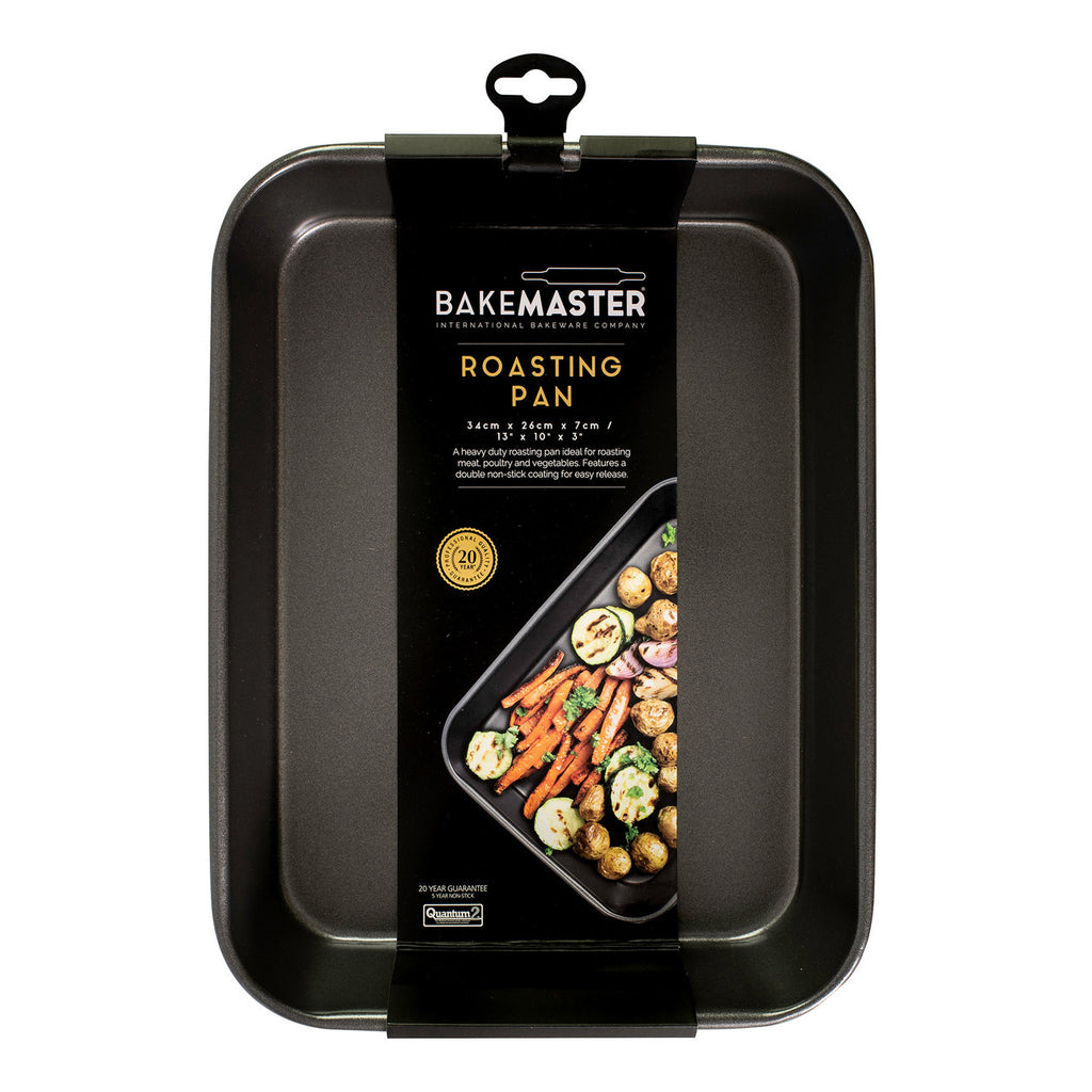 Medium Deep Roasting Pan, 34 x 26 x 7cm - Non-stick