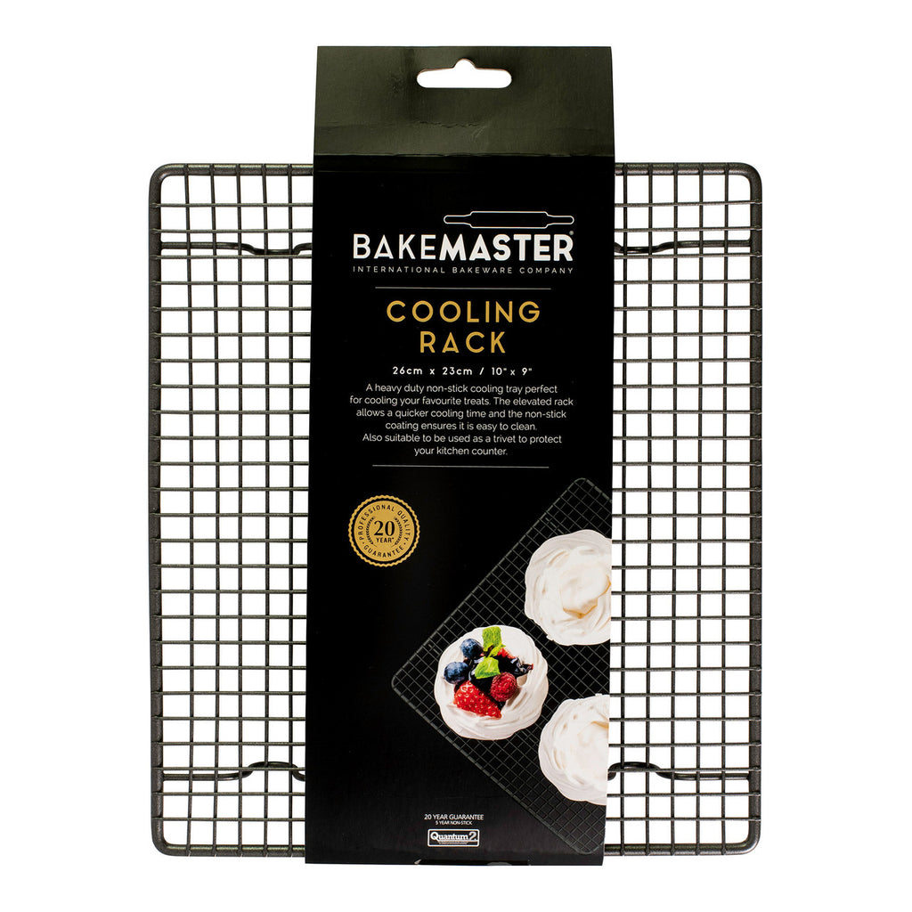 Bakemaster cooling rack with packaging on a white background