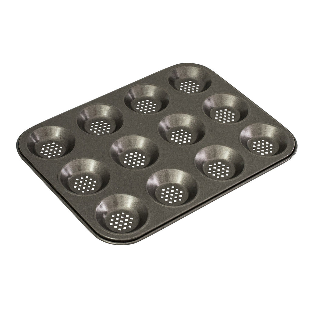 Perfect Crust 12 Cup Shallow Baking Pan, 32 x 24cm - Non-stick