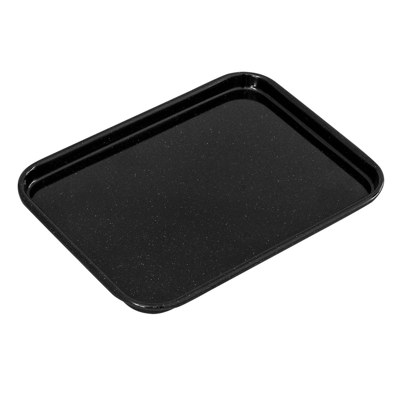 Professional Vitreous Enamel Baking Tray, 24 x 18 x 2cm - Non-stick