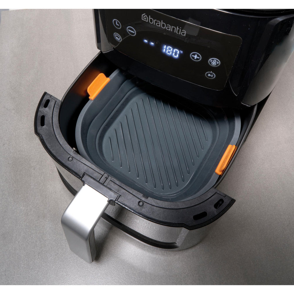 Silicone Collapsible Square Air Fryer Insert 21 x 21 x 6.5cm