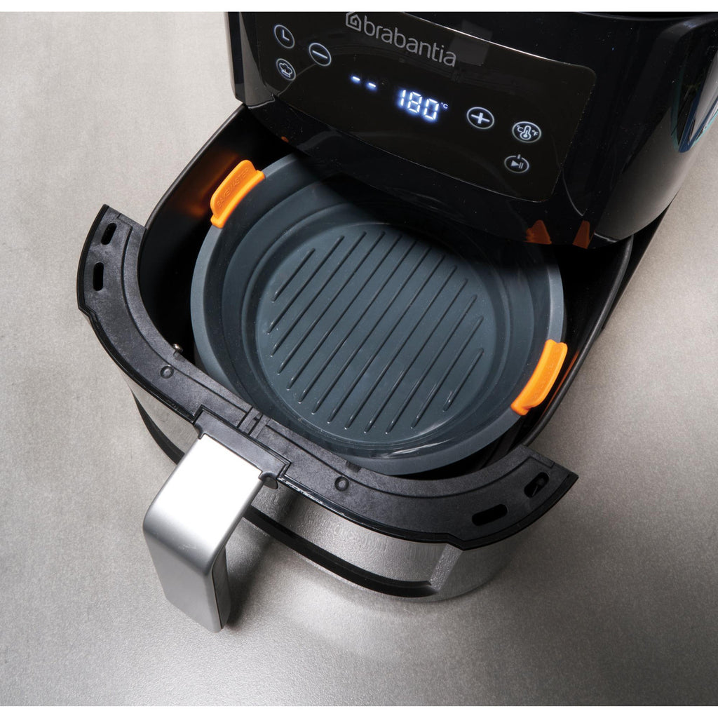 Silicone Collapsible Round Air Fryer Insert 21 x 6.5cm