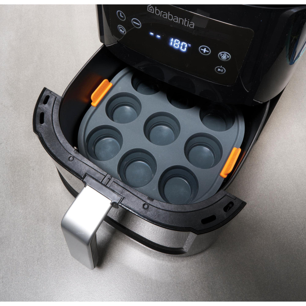 Silicone Collapsible 9 Cup Mini Muffin Air Fryer Insert 21 x 21 x 4cm