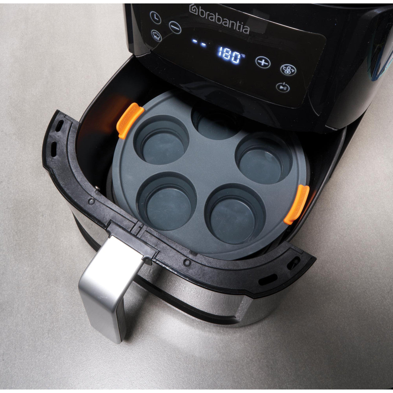 Silicone Collapsible 5 Cup Muffin Air Fryer Insert 21 x 4cm