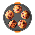 Silicone Collapsible 5 Cup Muffin Air Fryer Insert 21 x 4cm