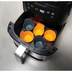 Silicone Baking Cups Set of 12 7 x 4cm
Orange/Grey