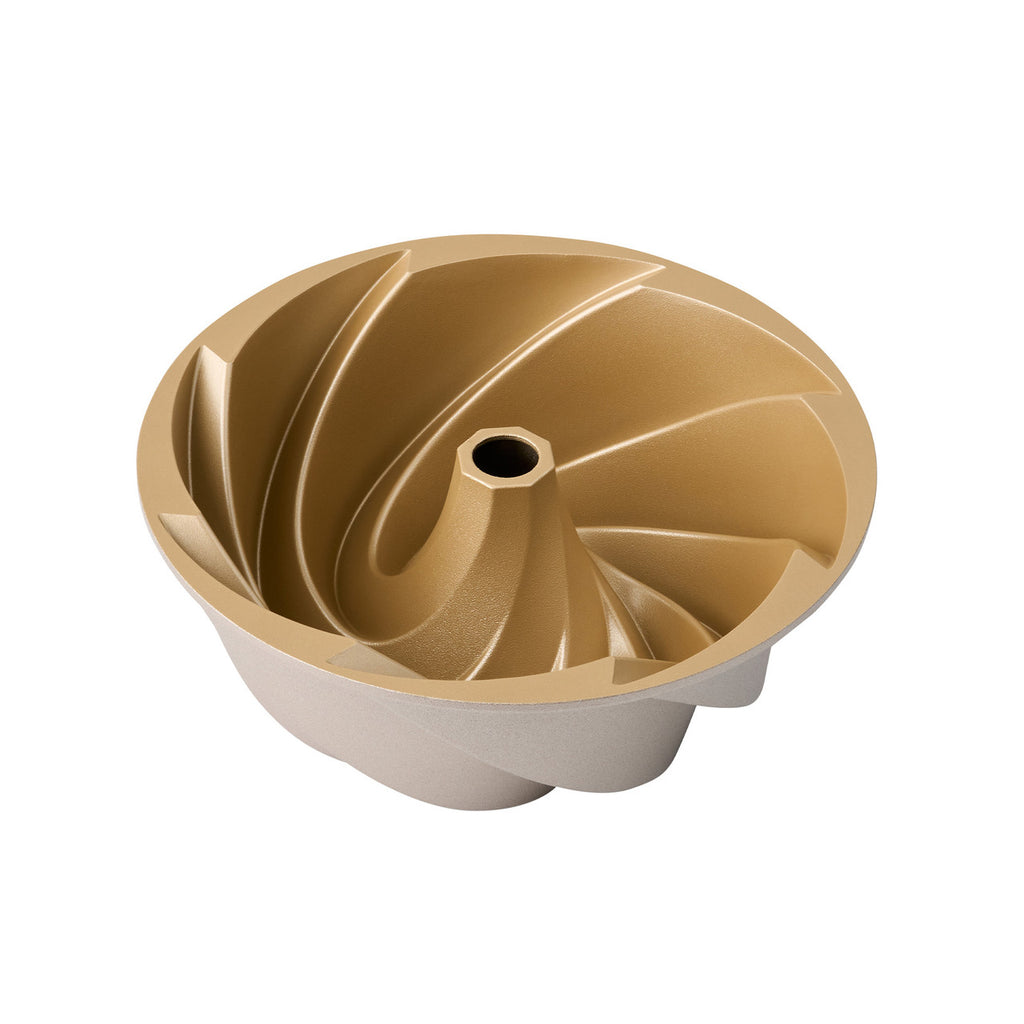 Marissa Fluted Ring Cake Pan, 24 x 24 x 9cm - Champagne