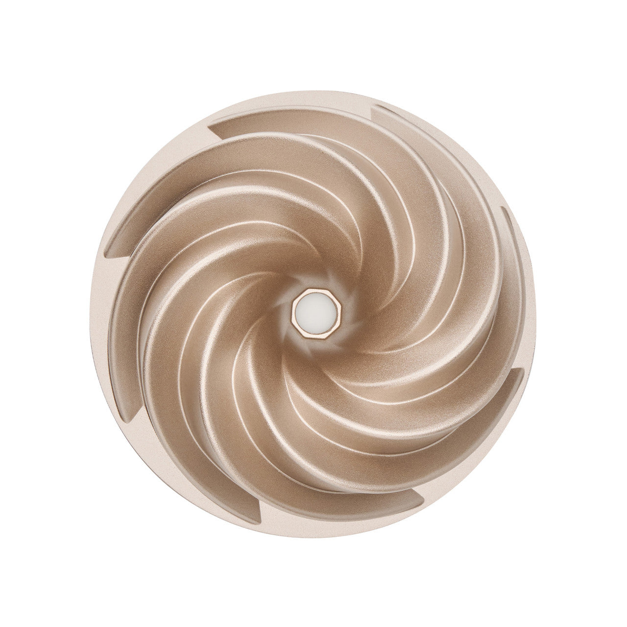 Marissa Fluted Ring Cake Pan, 24 x 24 x 9cm - Champagne