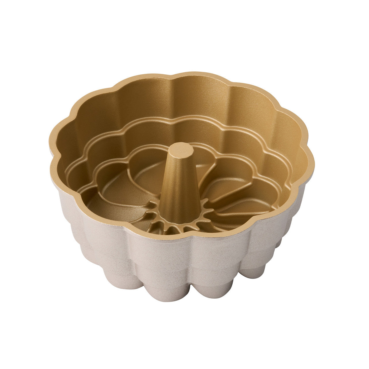 Petal Fluted Ring Cake Pan, 24 x 24 x 10cm - Champagne