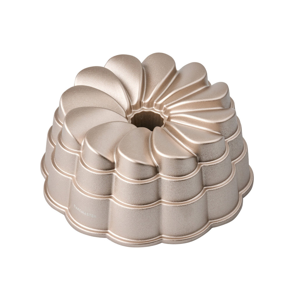Petal Fluted Ring Cake Pan, 24 x 24 x 10cm - Champagne