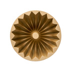French Wreath Fluted Ring Cake Pan, 24 x 24 x 10cm - Champagne
