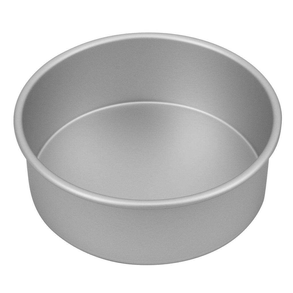 Silver Anodised  Round Cake Pan, 20 x 7.5cm