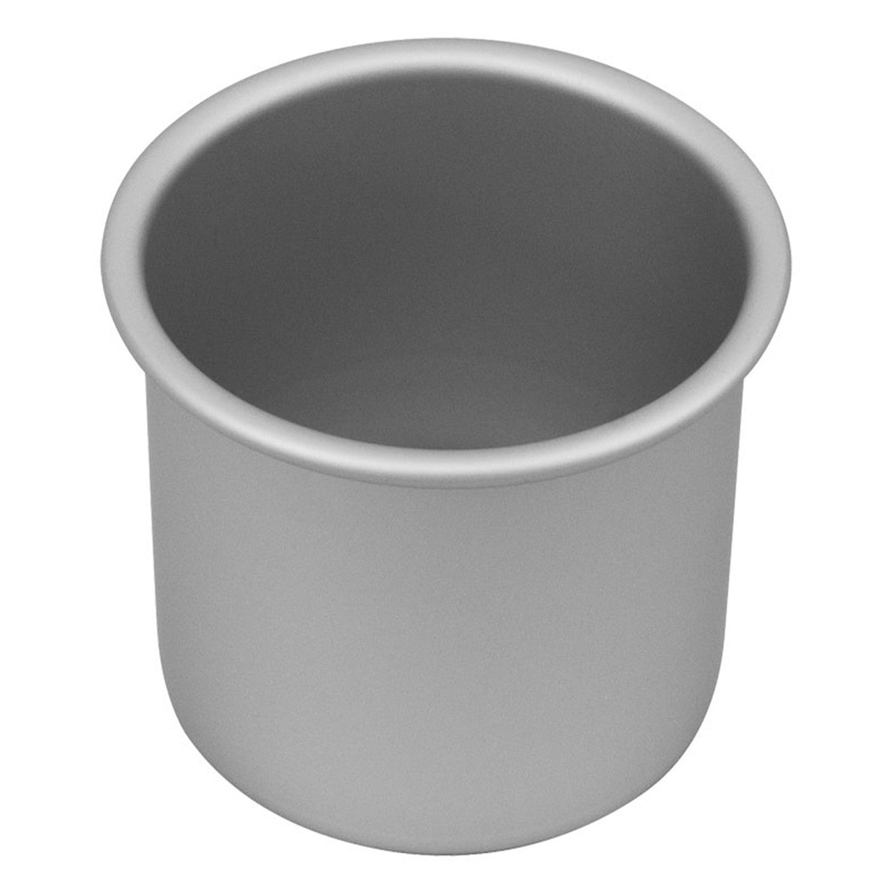 Silver Anodised  Round Deep Cake Pan, 10 x 10cm