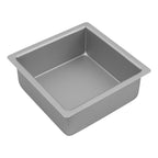 Silver Anodised  Square Cake Pan, 17.5 x 7.5cm