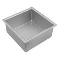 Silver Anodised  Square Deep Cake Pan, 20 x 10cm