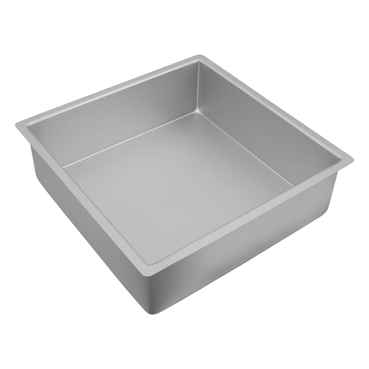 Silver Anodised  Square Deep Cake Pan, 30.5 x 10cm