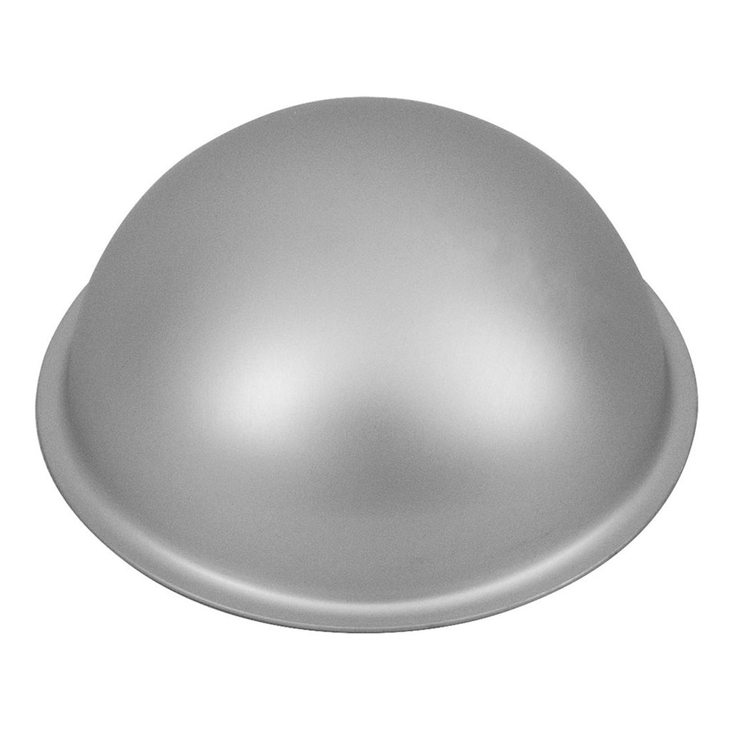 Silver Anodised  Hemisphere Cake Pan, 10 x 5cm