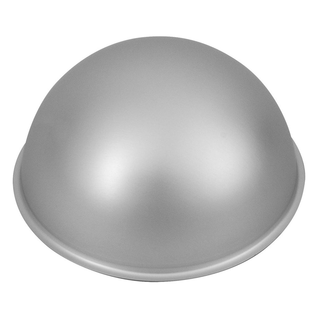Silver Anodised  Hemisphere Cake Pan, 15 x 7.5cm